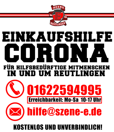 SZENE E Einkaufshilfe Corona – 01622594995